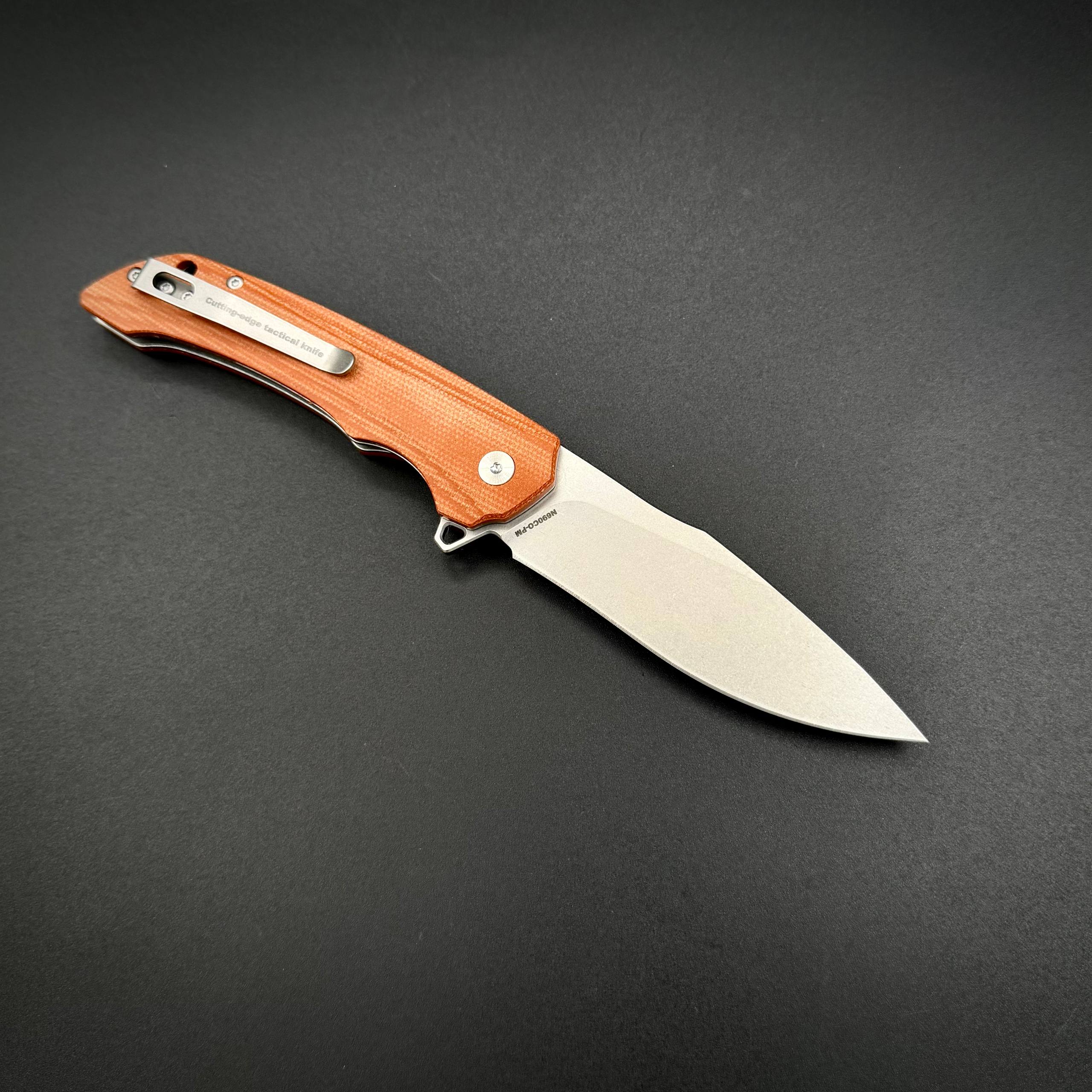 Складной нож Abyss-L n690co G10 Brown Alpha Miu
