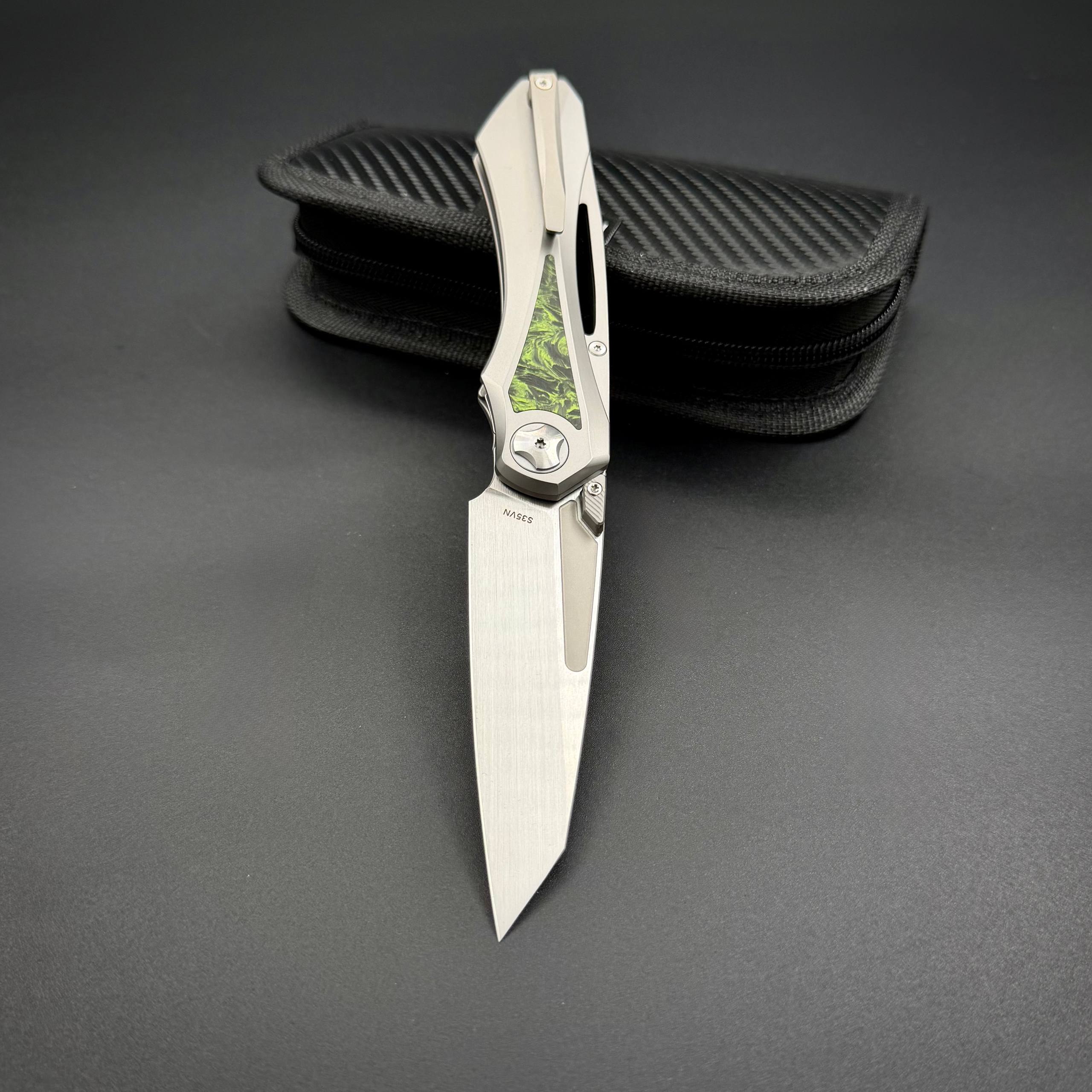 Складной нож Kniclad Prism Pact CPM S35VN Satin