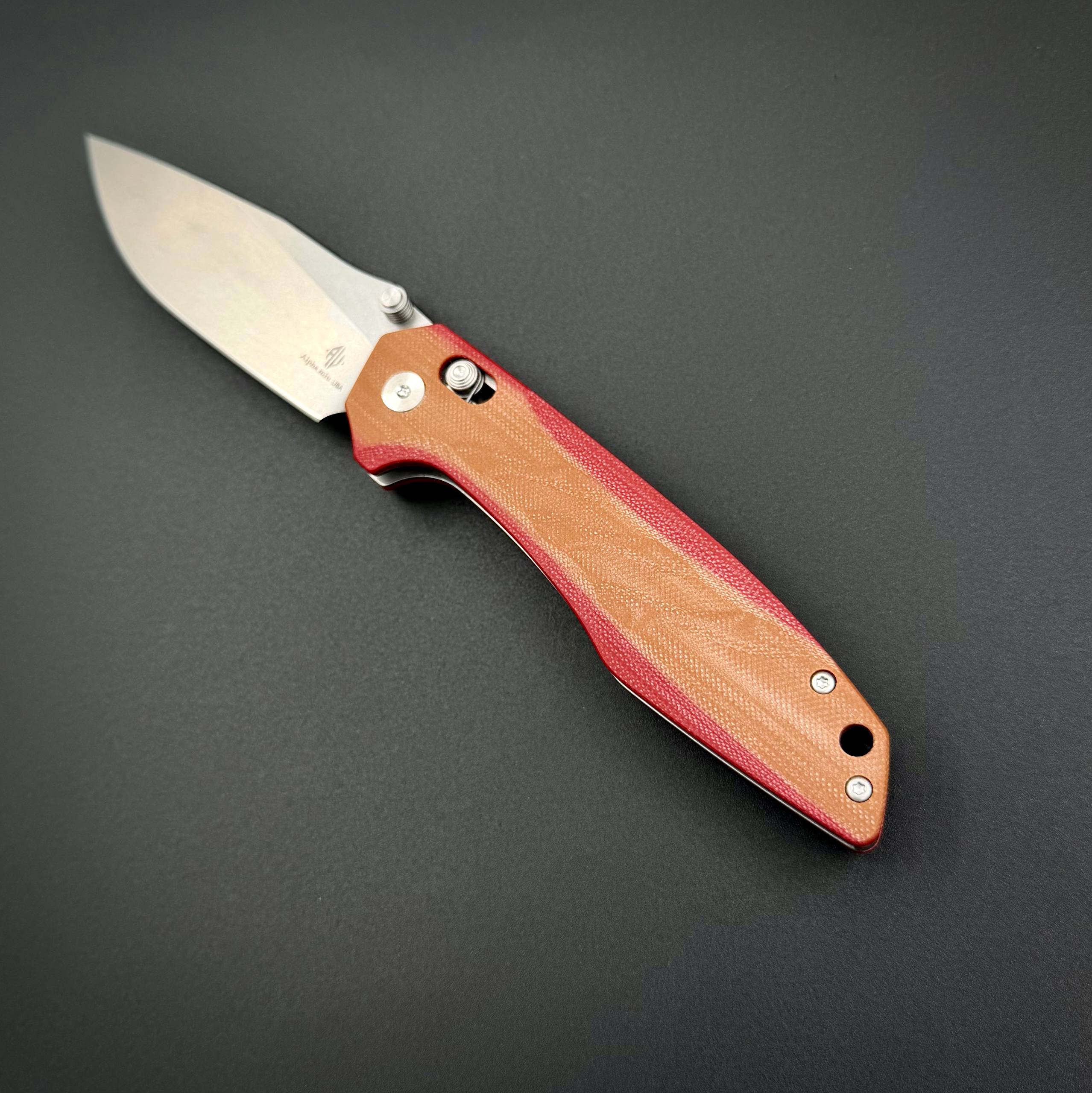 Складной нож Avionyx-C1 n690co G10 Brown Red Alpha Miu