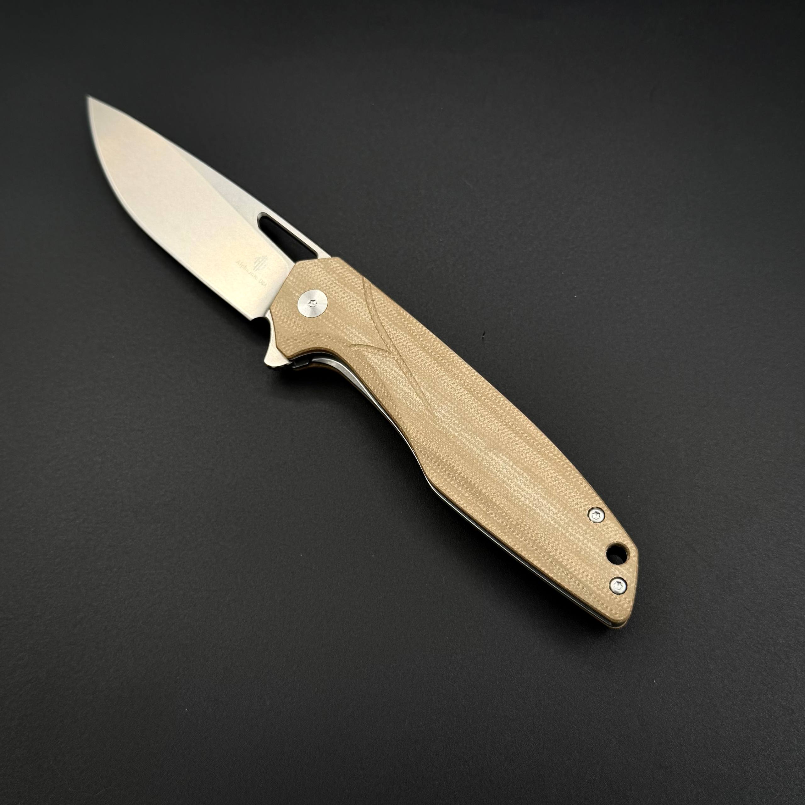 Складной нож Void n690co G10 Sand Alpha Miu