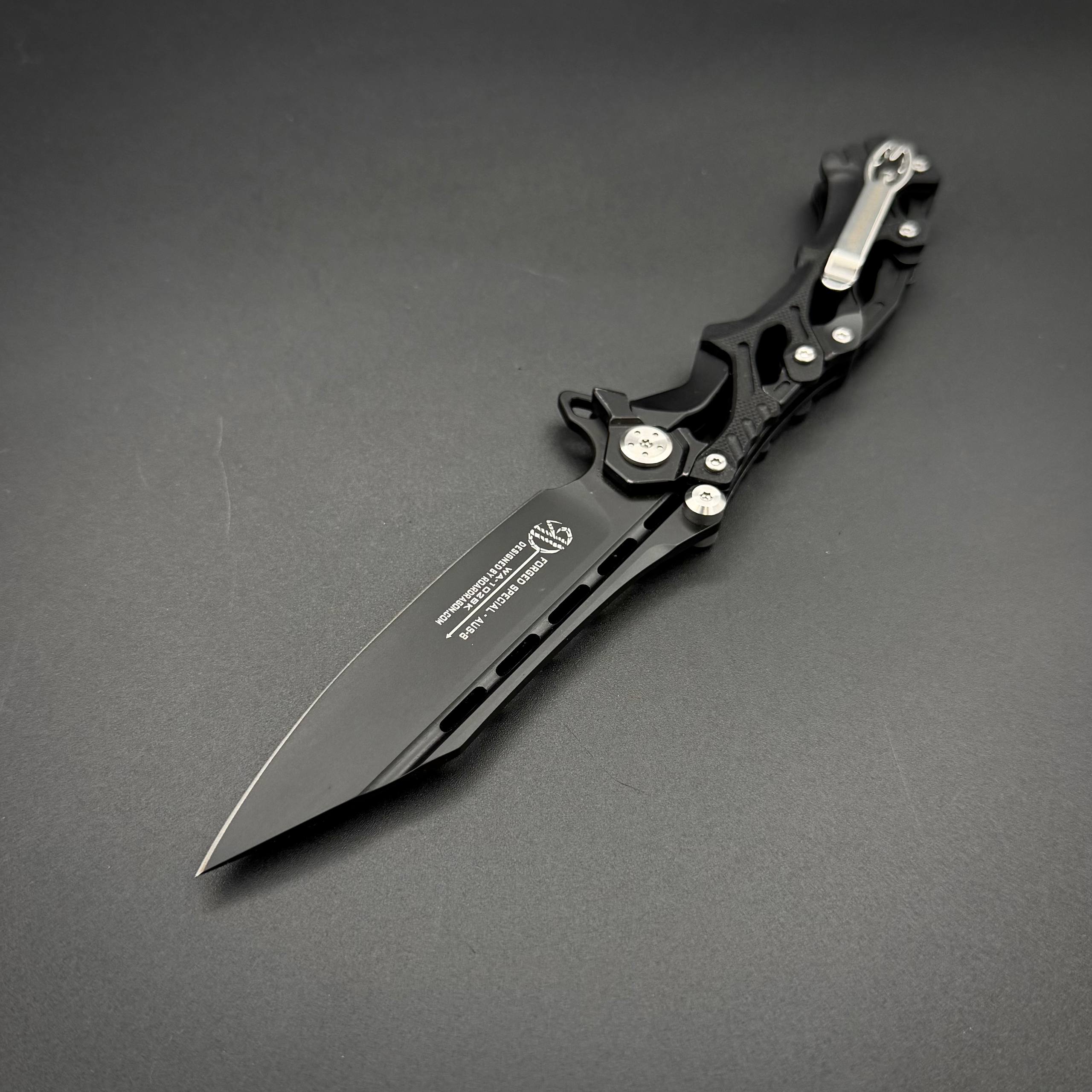 Складной нож WithArmour Alien Black Aus-8 BK