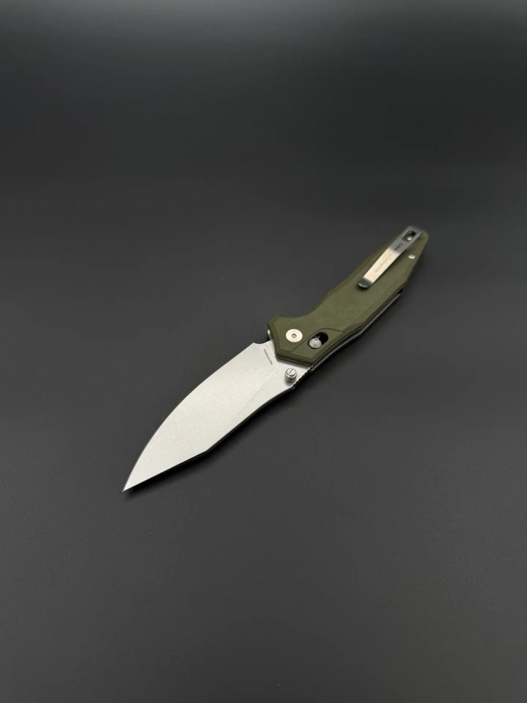 Складной нож AFG Tactical Olive g10 Alpha Miu
