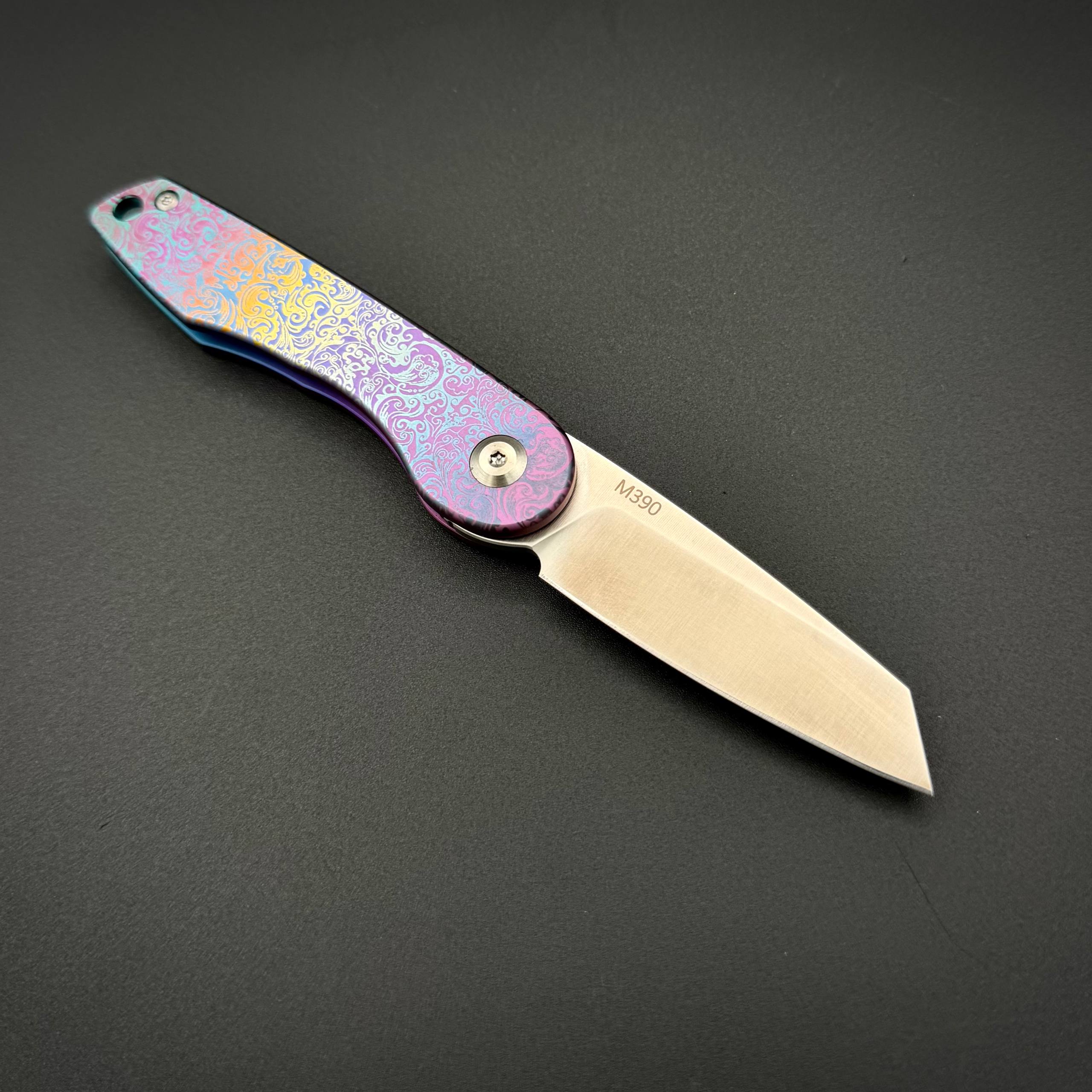 Складной нож Kairo Purple M390 Titanium Terra Series