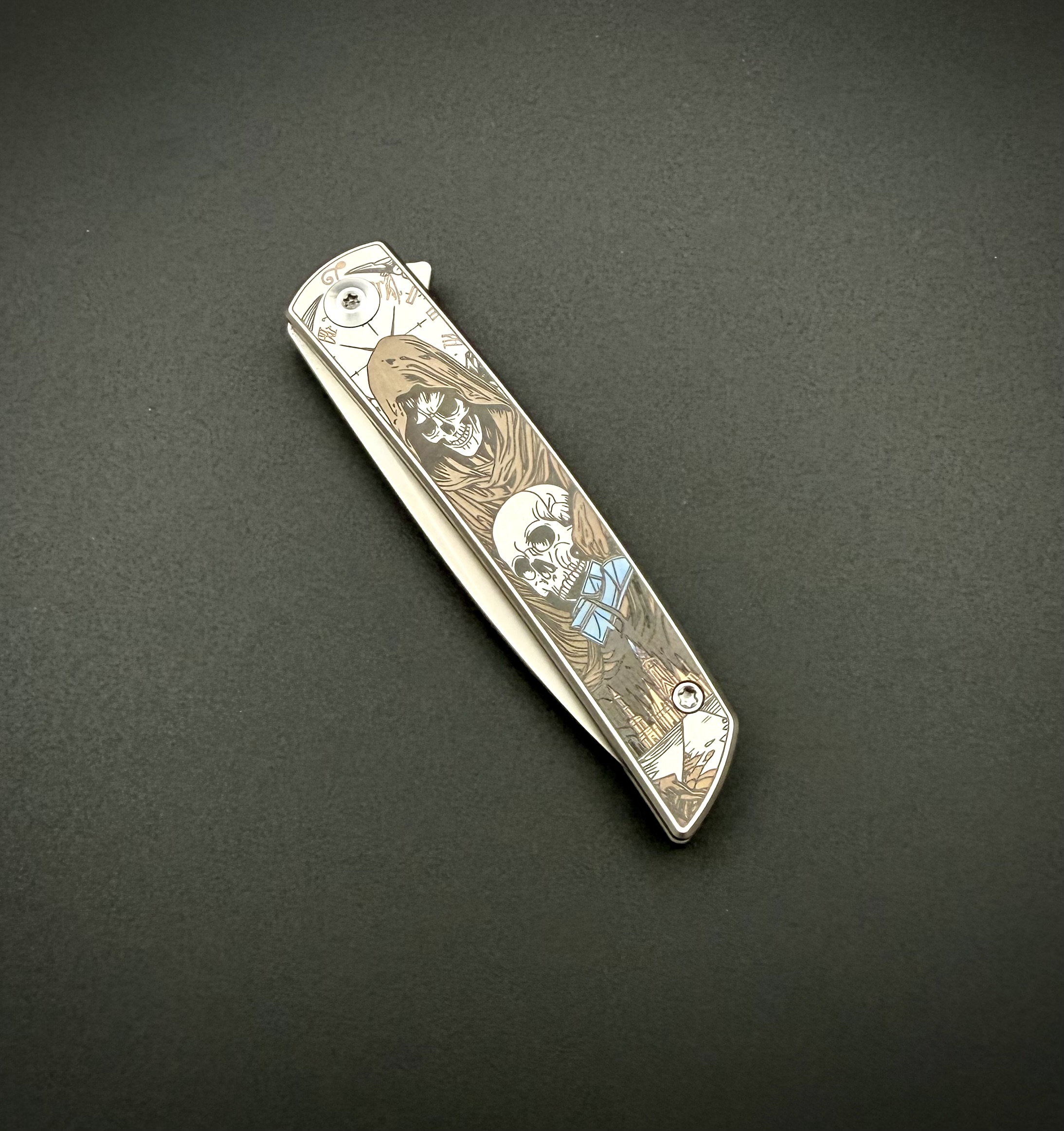 Складной нож Skull Pioneer EDC