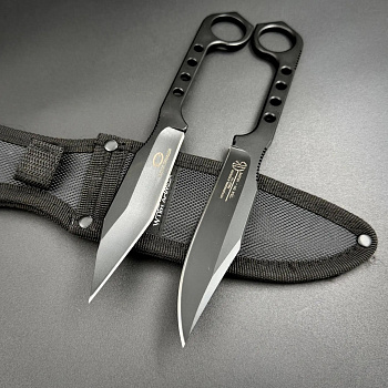 Комплект из 2-х метательных ножей WithArmour Garfish BK