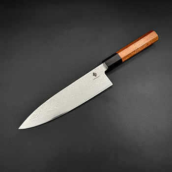Поварской Шеф Нож AM Culinaire Damascus Bubinga