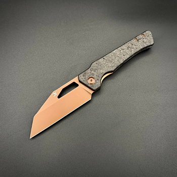 Складной нож Kansept Egress Rose Gold Coated CPM S35VN Shred Carbon Fiber