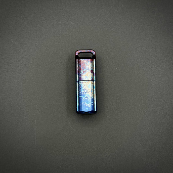 Зажигалка в герметичном титановом контейнере Electric Dark Pioneer EDC