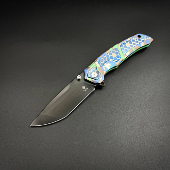Складной нож REX N690CO Titanium Purple Alpha Miu