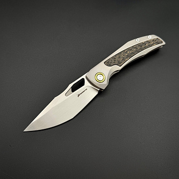 Складной нож Malacca Bohler M390 CRIO Titanium Carbon Fiber Pioneer EDC