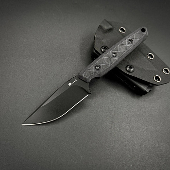 Нож скиннер HX OUTDOORS MAVERICK Sandvik 14C28N G10 Black
