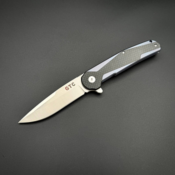 Cкладной нож Ti-Drop Blue M390 Alpha Miu