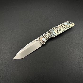 Складной нож Ghost Compact M390 Titanium Pioneer EDC
