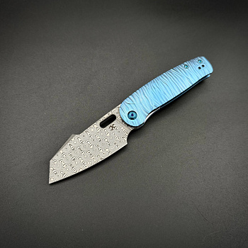 Складной нож Kansept Orlok Damascus Micro Rock Texture